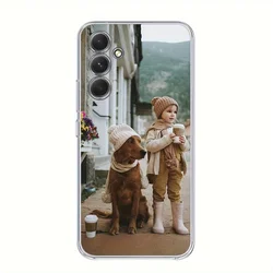 Customizable Personal Photo Soft Phone Case - Galaxy A02 (Clear)