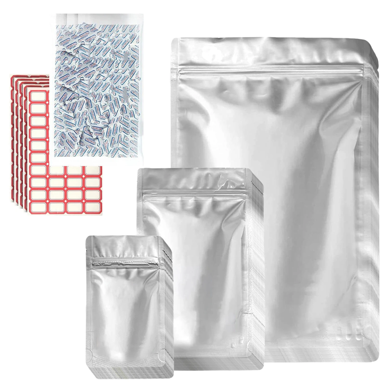 Mylar Bags Kit 100 Mylar Food Storage Bags Large Mylar Bags Dry Aging