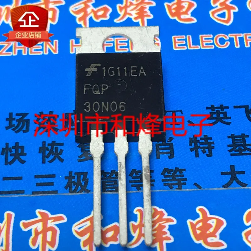 

(10PCS/LOT) FQP30N06 TO-220 60V 30A New Original Stock Power chip