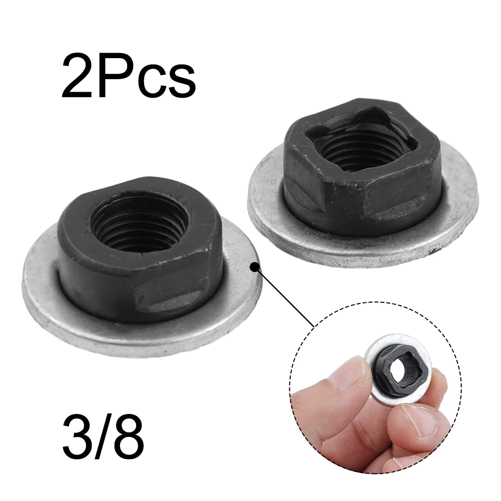 2Pcs M8/M10 Bike Bicycle Front Axle Gear Axle Rear Hub Cone Nuts Screws