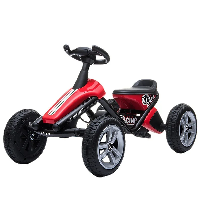 Passeio de Carros de Kart Infantil no Bebê Quatro Rodas Brinquedos de  Corrida Bicicletas Bicicleta Infantil Para Menino 2-8 Anos de Idade Criança  Pedal Carro - AliExpress