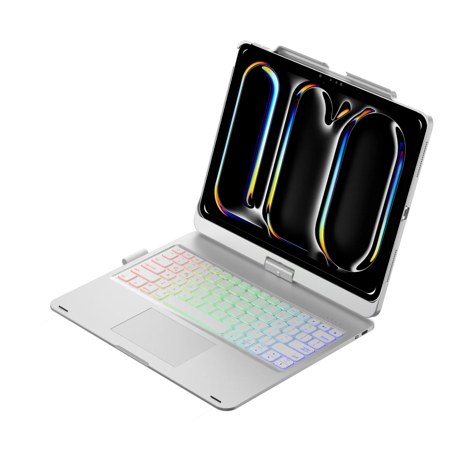 Suitable for ipadpro13 inch touch backlight bluetooth keyboard ipad pro12.9 inch pen slot tablet