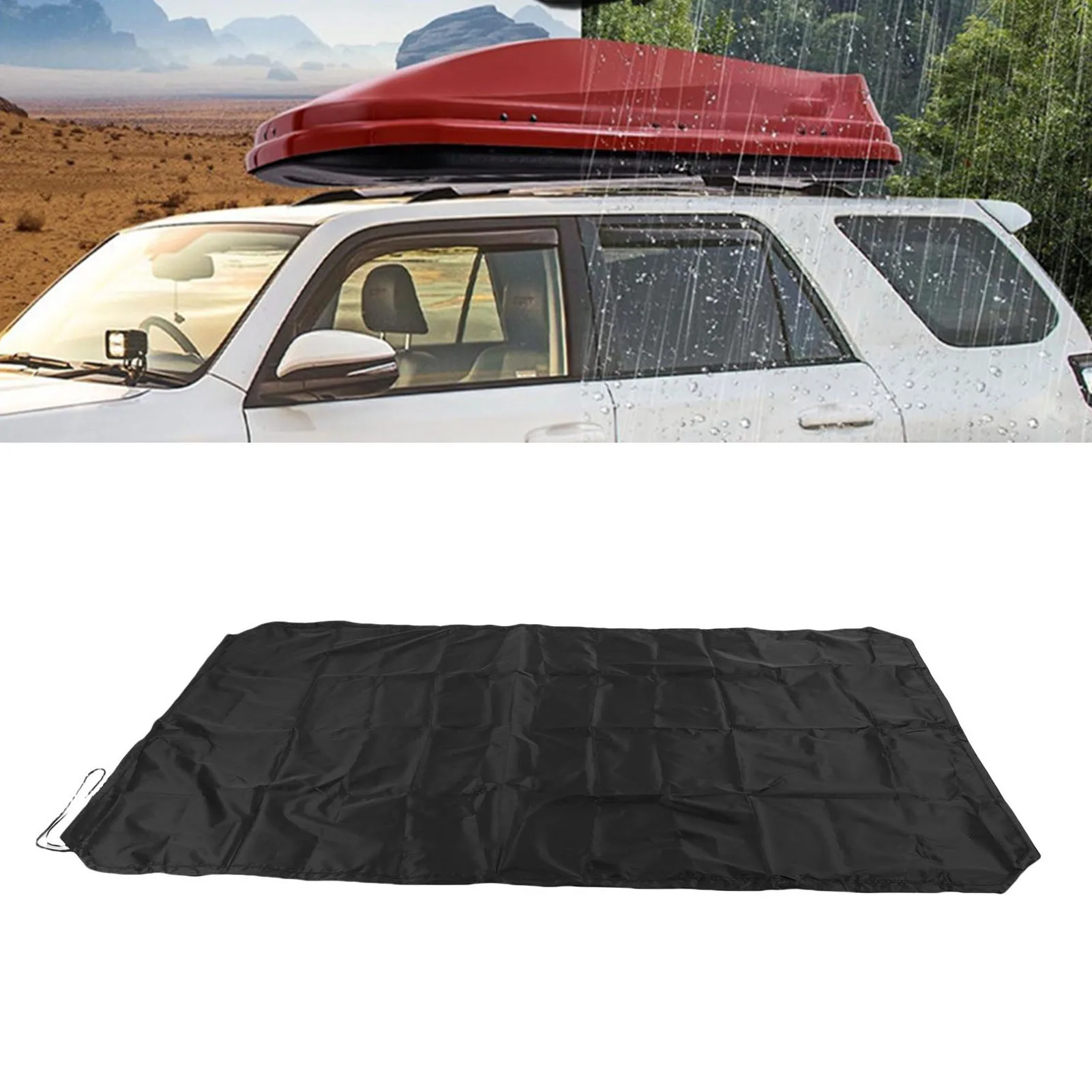 Car Roof Rack Cover Car Roof Box Cover Cargo Rack Water Rain Dust Proof ...
