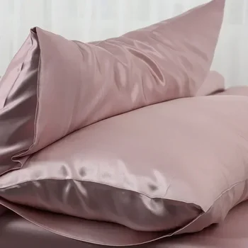 100% Natural Mulberry Silk Pillow Case Real Silk Protect Hair Skin Pillowcase Any Size Customized Bedding Pillow Cases Cover 1