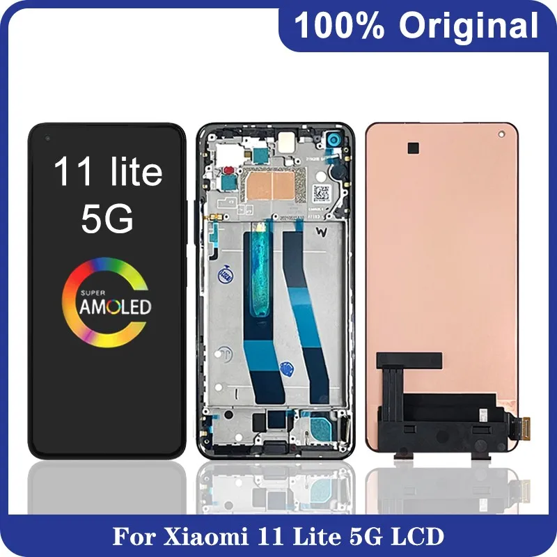 DISPLAY LCD ORIGINALE SERVICE PACK XIAOMI MI 11 LITE 5G NE - Foto 3