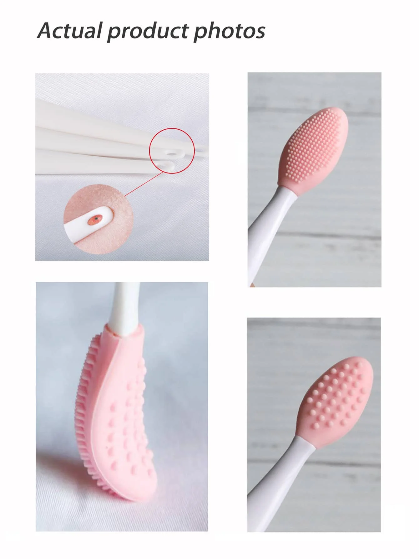1Pc Beauty Skin Care Wash Face Silicone Brush Nose Exfoliating Clean Blackhead Removal Brush Multifunctional Deep Skin Care Tool