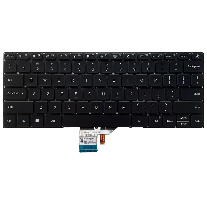 Teclado dos Eua com Retroiluminação para Xiaomi Laptop Inglês Xma2010 Xma2201 Novo - Imagem 4