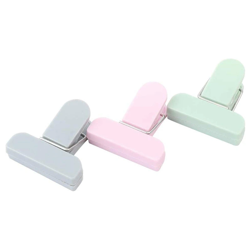 12 Pcs Sealing Chips Food Bag Storage Clips Colorful For Snack And Tea Bags Sandwich Kitchen Clips Potato Chips Sturdy