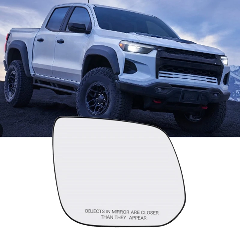 Passenger Side Heated Mirror Glass, Right Upper Tow Mirror...
