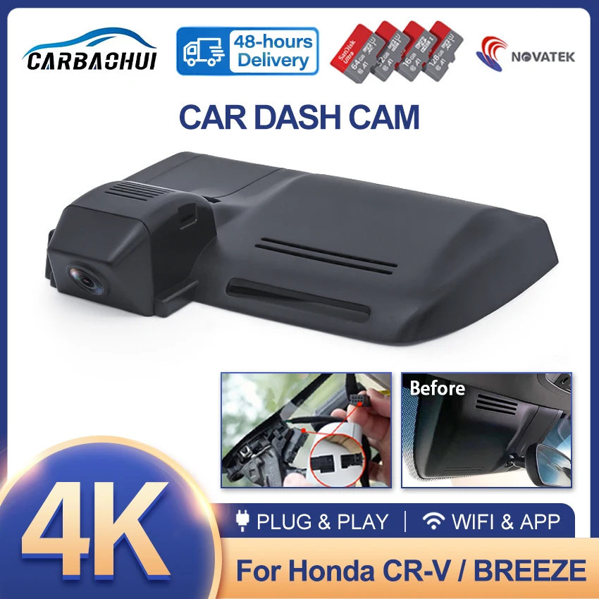 NewPlugandPlay4KHD2160PCarDVRWifiVideoRecorderDashCam