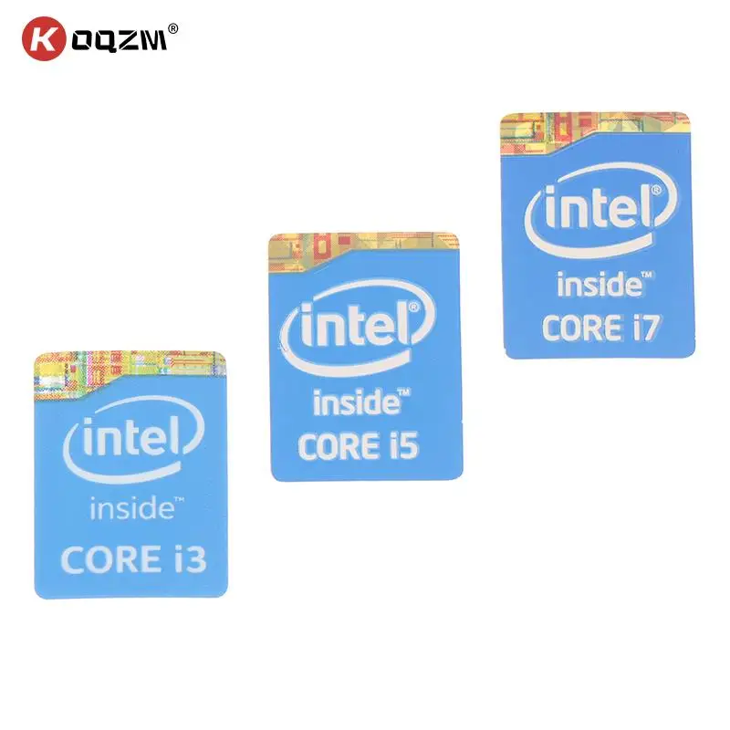 

Wholesale Label Variety Of Choices 4th Generation I3 I5 I7 Celeron Intel Core Sticker Label 5PCS