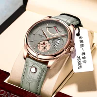 Fashion Quartz Wristwatches Casual Leather New Big Dial Man Gold Clock Men Luxury Watch Automatic Watches Mens Relojes Hombre