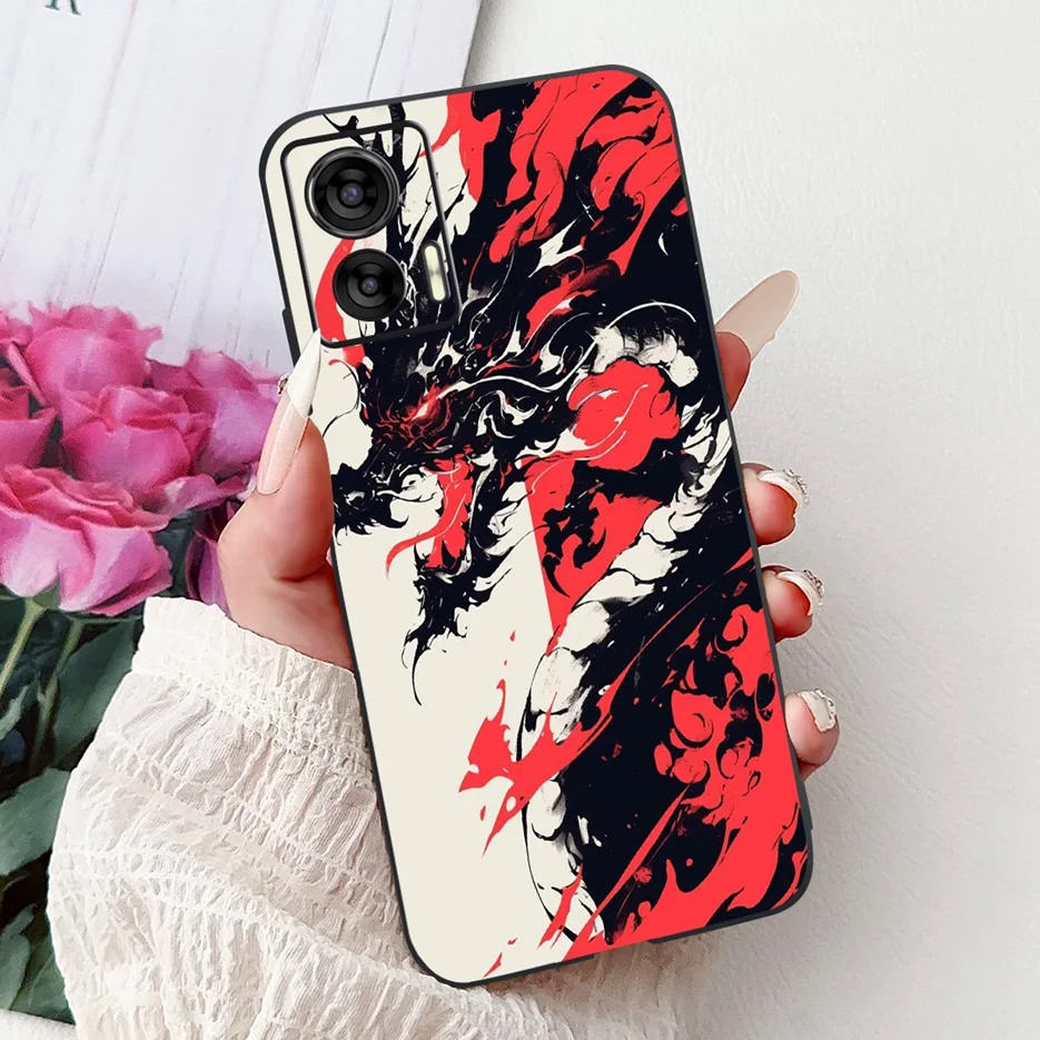 Cute Painted Shockproof Phone Case for Motorola Edge 30 Neo - Soft Protective Cover