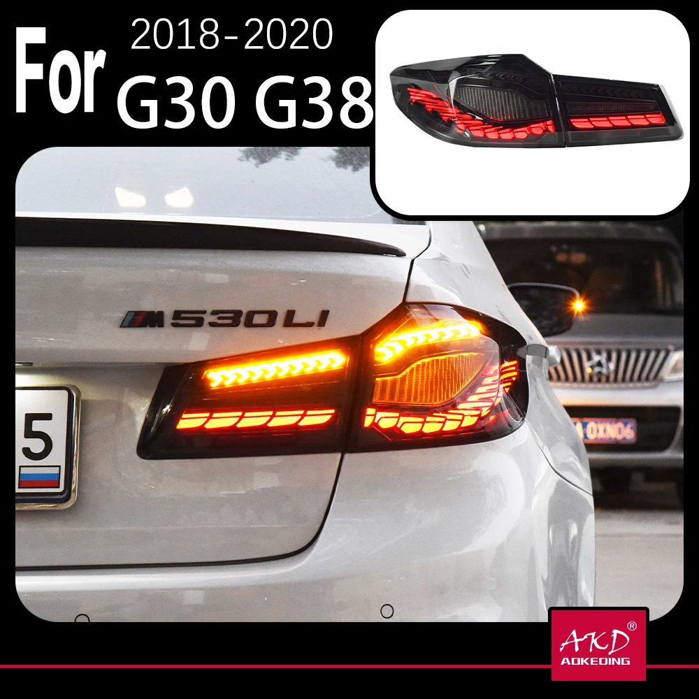 

AKD Car Model for BMW G30 LED Tail Light 2017-2020 525i 530i F90 G38 Dynamic Sginal Tail Lamp DRL oled Lamp Auto Accessories