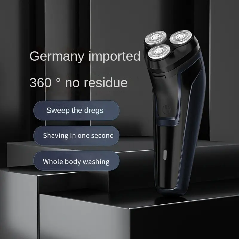 Electric Shaver Rechargeable Razor Shaving Knife Whisker Knife Household Portable Floating Three Tip Water Wash electric shaver