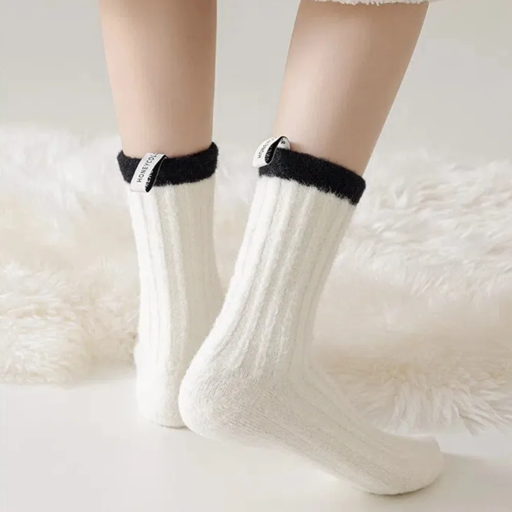 Warm Cashmere Mid Tube Winter Socks for Women