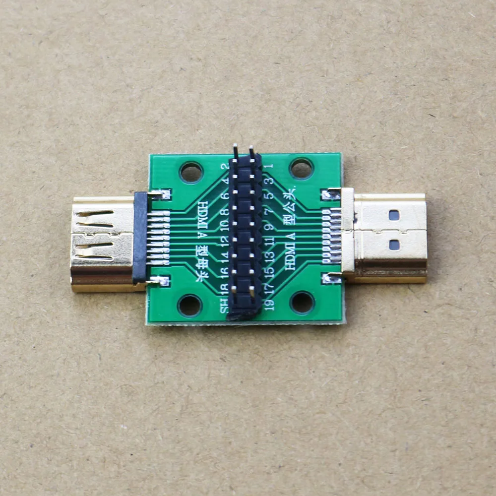 2 Connettori HDMI Maschio-Femmina Con Scheda PCB - Per Test E Riparazioni - Foto 8