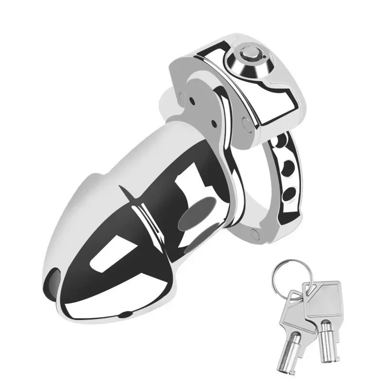 Penis Chastity Cage Chastity Lock Sex Toy Chastity Cage Accessory Penis Cock Ring Adjustable Male Metal Heavy Penis Cage Lock Bird Chastity Cage Cock Ring Slave Bondage Restraint Sex Toy Male