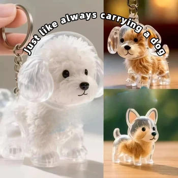 Pet Hair Keepsake Keychain 1