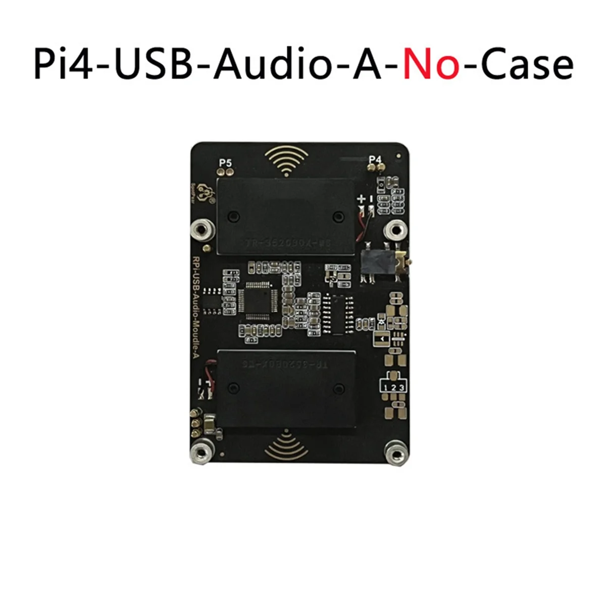 Hot sale For Raspberry Pi5 USB Audio Sound Card Moudle HAT USB Driver-Free Onboard Dual Speakers 3.5mm Headphone Jack