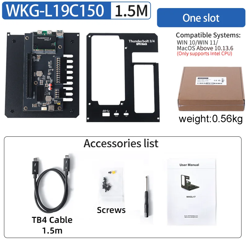 Review eGPU Wikingoo WKG-L19C70 ドック 4/3 thunderbolt wikingoo