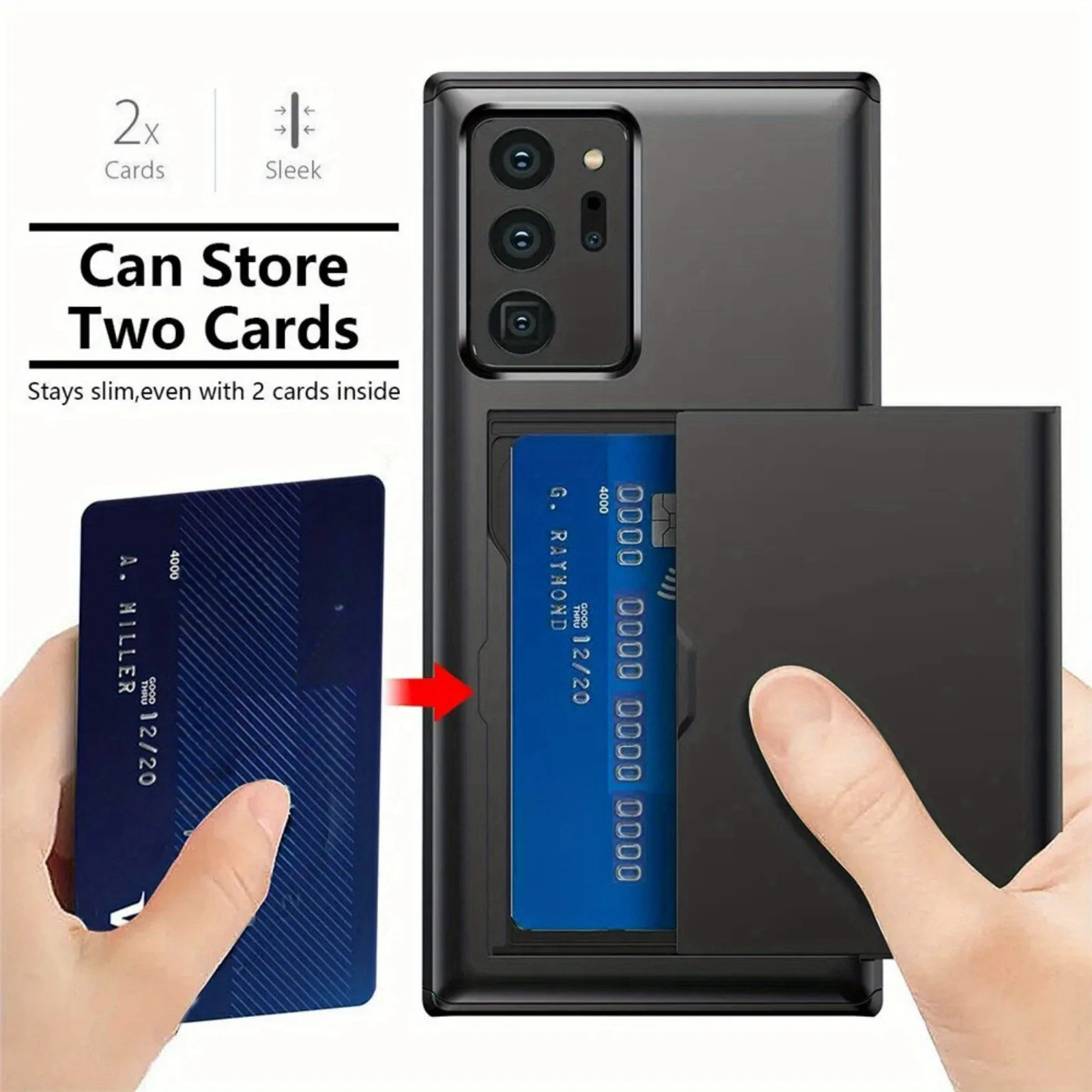 Slide Armor Wallet Case with Card Slots