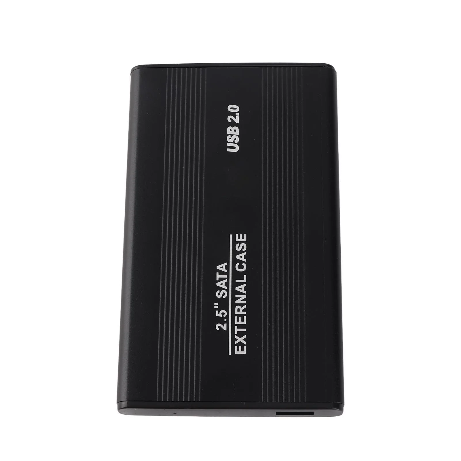 Aluminum Alloy 2.5-Inch Portable Hard Drive Enclosure - Black
