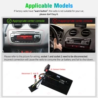 Junsun Wireless CarPlay for Apple Android Auto Car Radio for Seat Ibiza 6j 2009 2010 2011-2013 GPS Multimedia Stereo TouchScreen 3