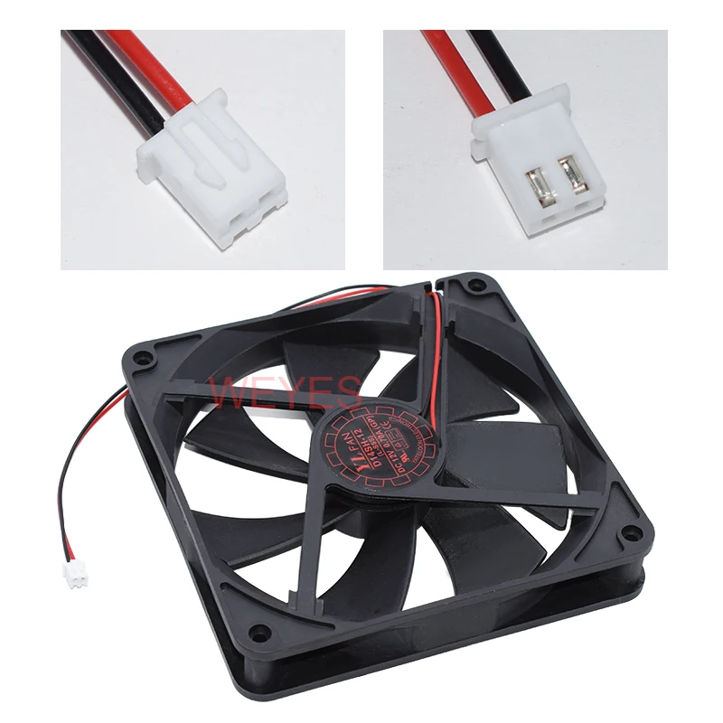 Ventilador de alimentação d14sh-12, ventilador silencioso, 2
