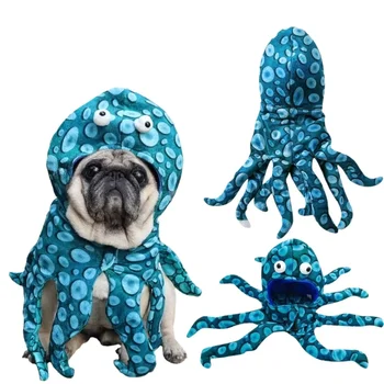 Octopus Pet Hoodie Costume 1