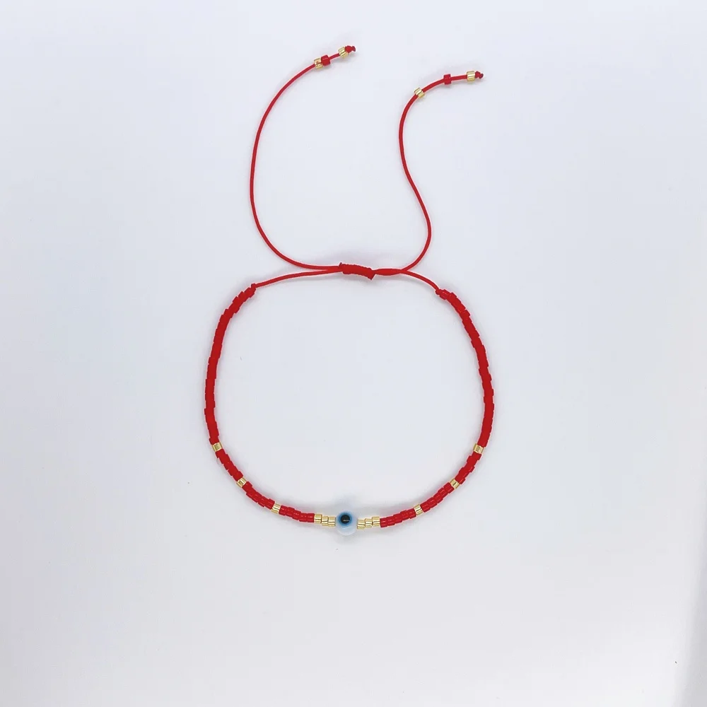 KKBEAD Handgefertigtes Miyuki-Perlen-Armband mit bösem Blick für Frauen, zierliches Accessoire, Schmuck, Geschenk, Pulseras – Detail 11