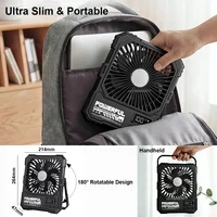 Ventilateur de camping portable 20000 mAh, ventilateur de plafond pliable, ventilateur de bureau, circulateur d'air pour tente, ventilateur électrique rechargeable avec lumière LED 6