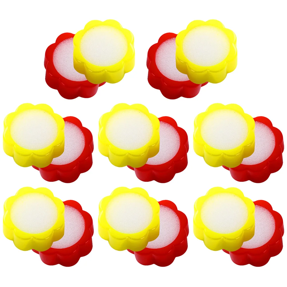 

Губчатый цилиндр для ручного влажного устройства, аксессуары для сотового телефона, увлажняющий, в форме цветка, 16 шт.