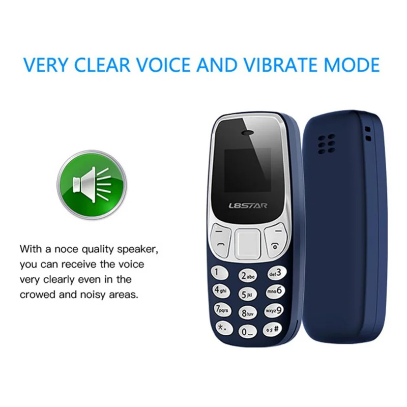 Mini Telefone Móvel L8star Bm10 Dual Sim Card com Mp3 Player fm Unlock Mudança de Voz Discagem Telefone - Image 2