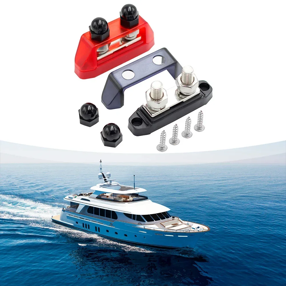 Connecting Batteries Automotive Power Connector Battery Junction Post Efficient Power Distribution Block 3 8 Inch
