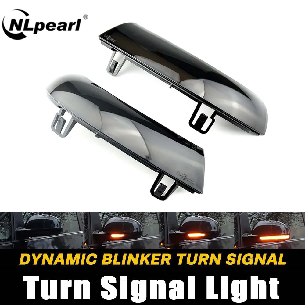 NLpearlDinâmica LED Turn Signal Light para carro, espelho lateral, luz