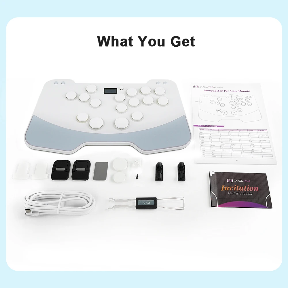 Duelpad 禅メタルゲームキーボードコントローラ人間工学に基づい