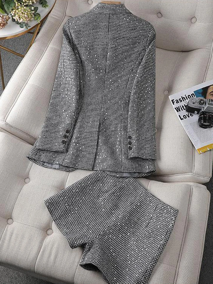soll. the label charcoal セットアップ サイズ2 Amazon.com: Lamgool Women Suit 2 Pieces Set One Button