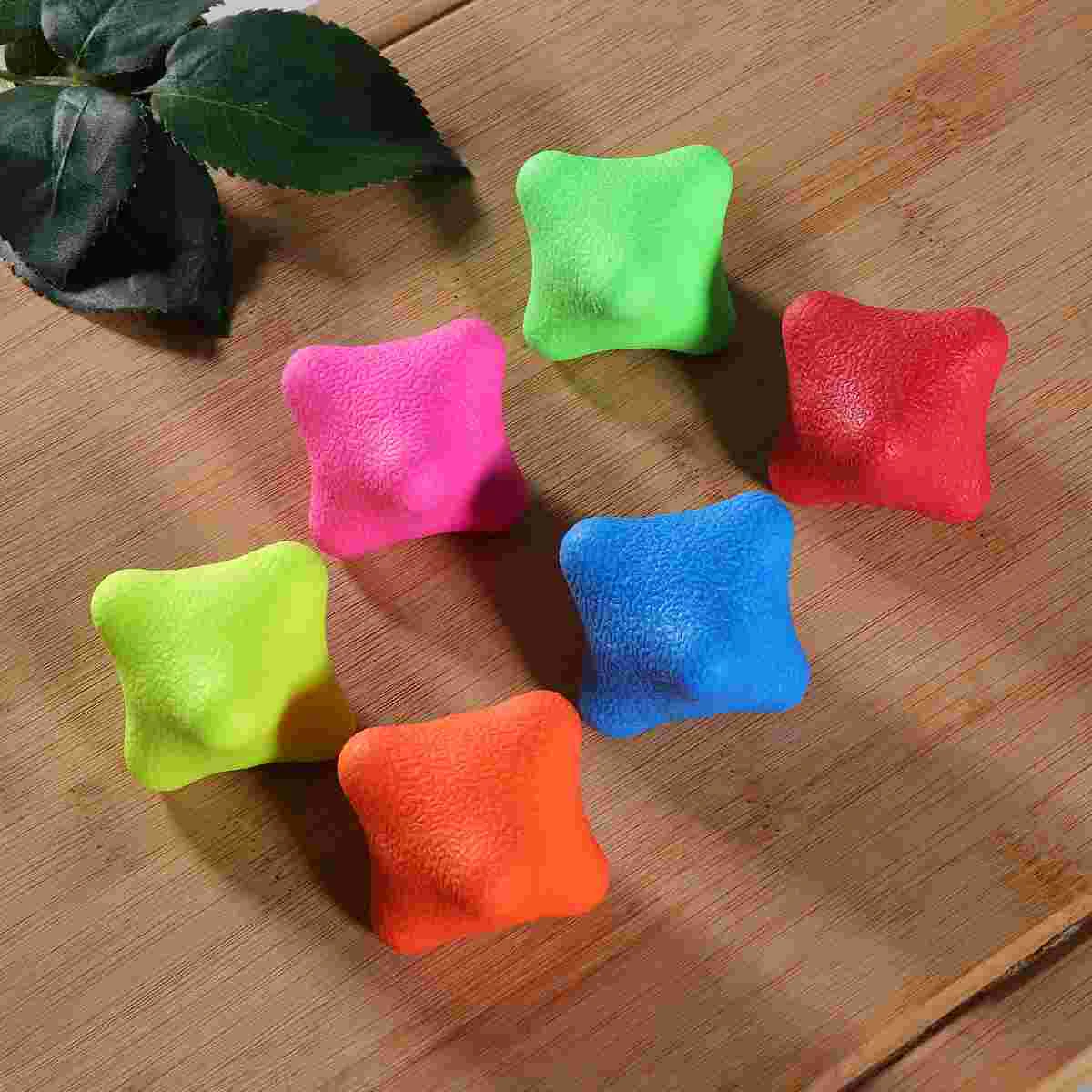 

6 PCS Agility Reaction Reflex Ball Bouncing Ball Baseball Tennis Badminton Reaction Training Ball Exercise Fitness Ball