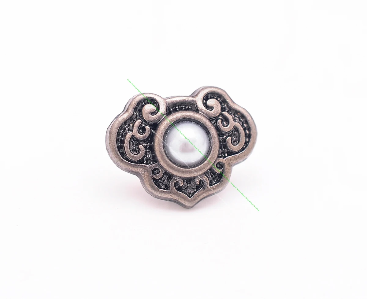 10 Stück 15*20mm Vintage Deko-Elemente für Geldbörsen, Lederarbeiten, Kragen-Accessoires, Conchos, DIY Handarbeit, Leder-Schraubverschluss für Geldbörsen – Detail 24