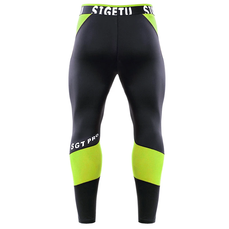 Quick Dry Elastic Compression Running Tights Men Sports Gym Fitness Lift Pants Workout Training Leggings Bottoms