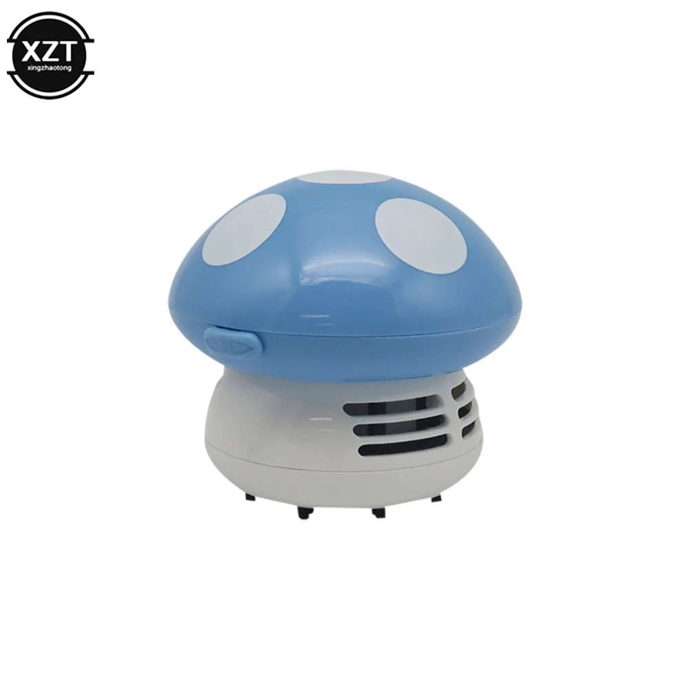 Mini Portable Vacuum Cleaner 6 Colors Cute Mini Mushroom Corner Desk Table Dust Vacuum Cleaner For Car Home Computer Sweeper New