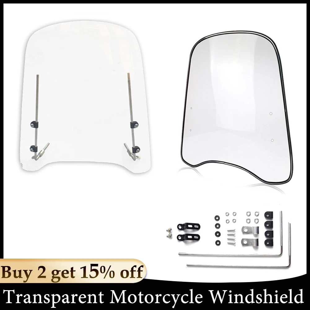 MotorcycleElectricScooterFrontMotorcycleWindshieldHDTransparent