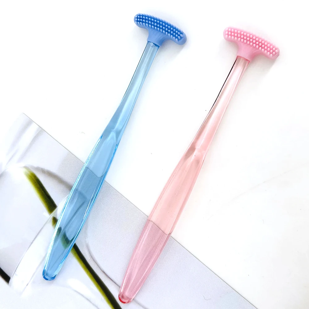 Lot de 30 brosses à dents en silicone pour nettoyer la bouche et gratter la langue, pour une haleine fraîche et saine._voghion.com