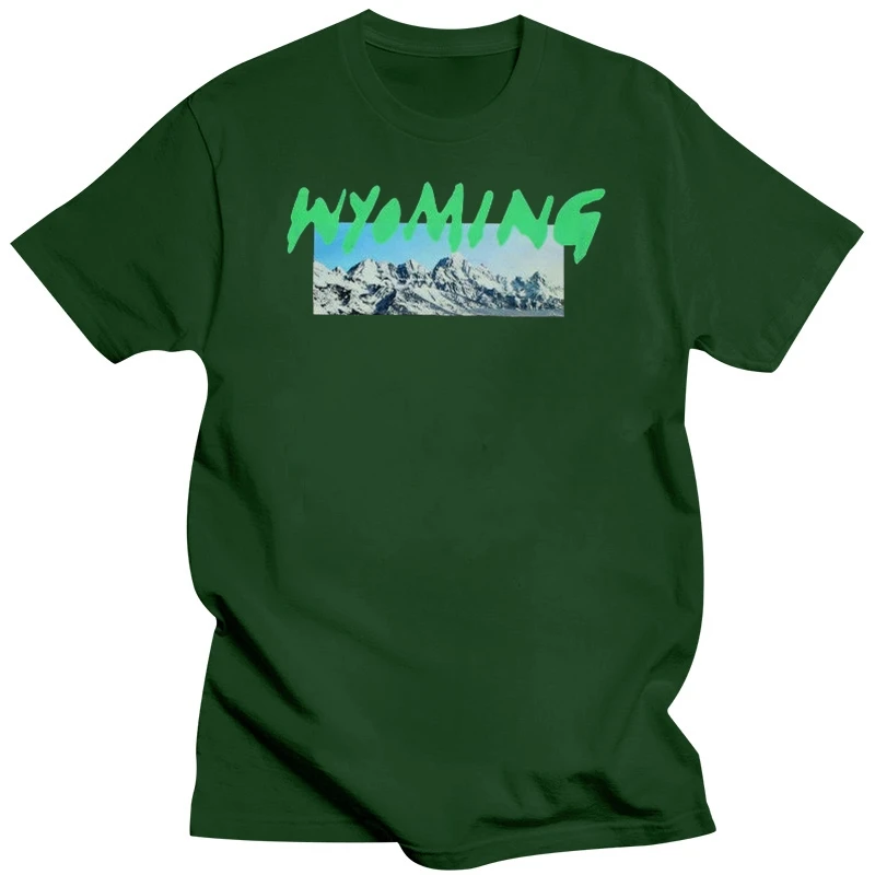 Kanye West Ye Wyoming T Shirt Ouvir Partido merch NOVA Homens Adulto T Shirt de Manga Curta de Algodão