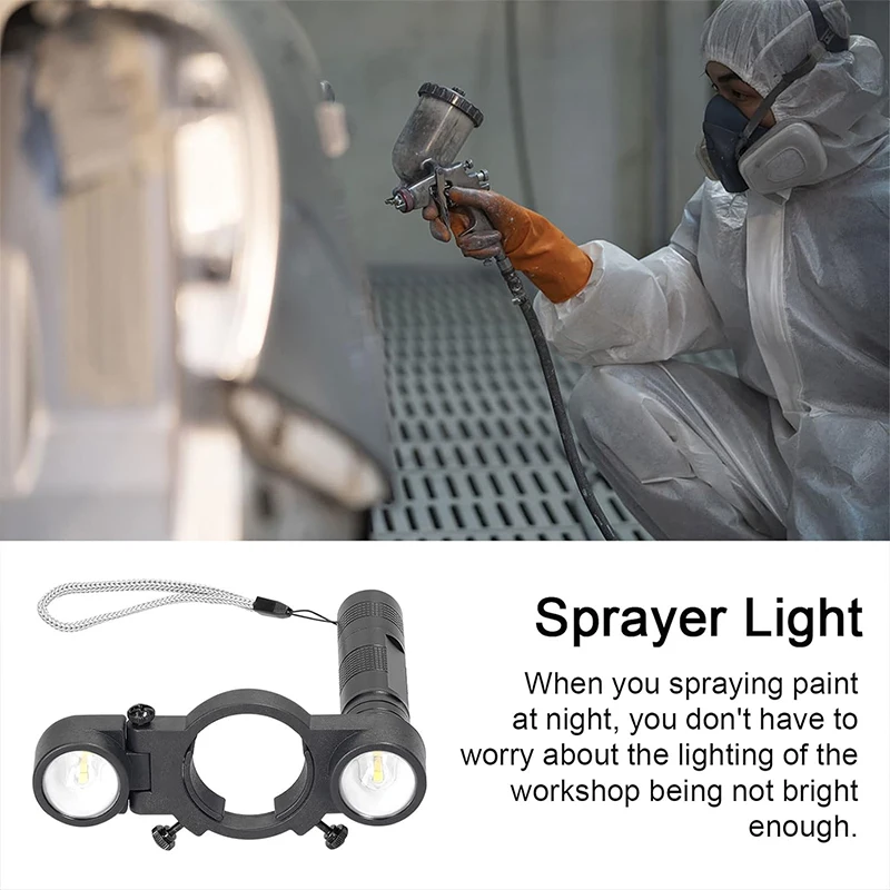 Paint Spray Gun Light Universal Spray Gun Fill Light With White