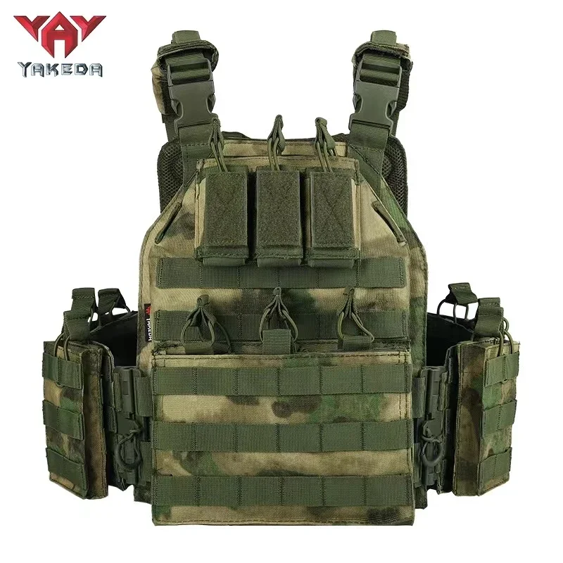 

YAKEDA Police Police Military Outdoor Hunting CS Game Equipment Quick-release Gun Battle Field Black Multi-camera Tactical Vest