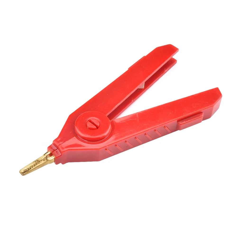 Gaqqee Alligator Clip 90mm Kelvin Copper Gold Plate Clip LCR Test Grey/Black/Red For Precision Instruments alligator clips,test clip,test hooks clips