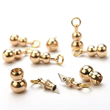  Creative Hulu Knife Brass Mini Knife Sharp Keychain Pendant Portable Unpacked Express Unpacking Knife Pocket 