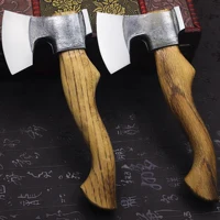 Japanese survival master hand forged DC53 steel high hardness survival hand axe, forest logging axe, household tool axe 2